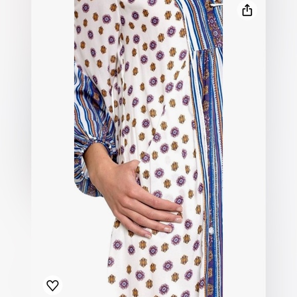 Free People Rain or Shine lace-up Swing Dress - Picture 5 of 5